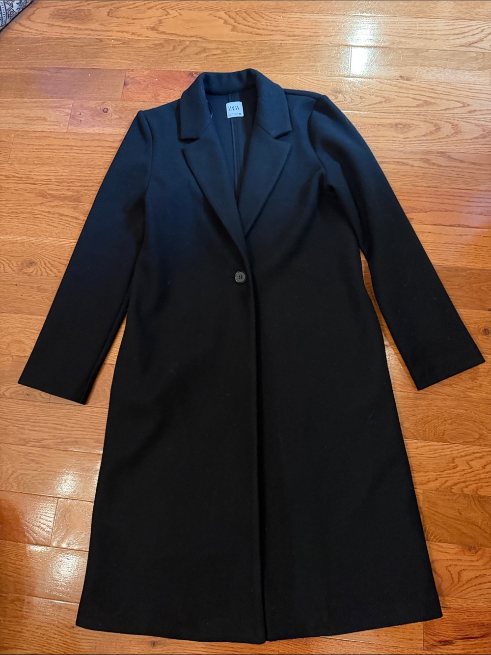 Zara black coat S